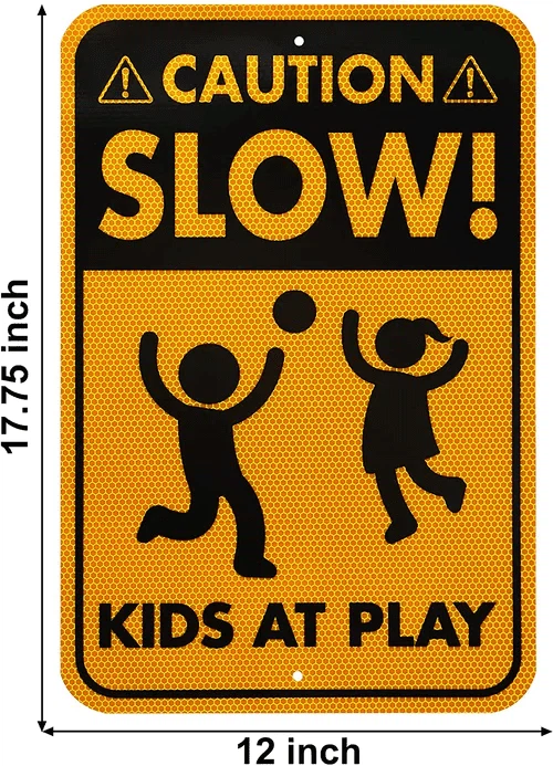 Slow Down Sign 15