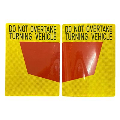Ne pretjecaj naljepnica vozila koja se okreće