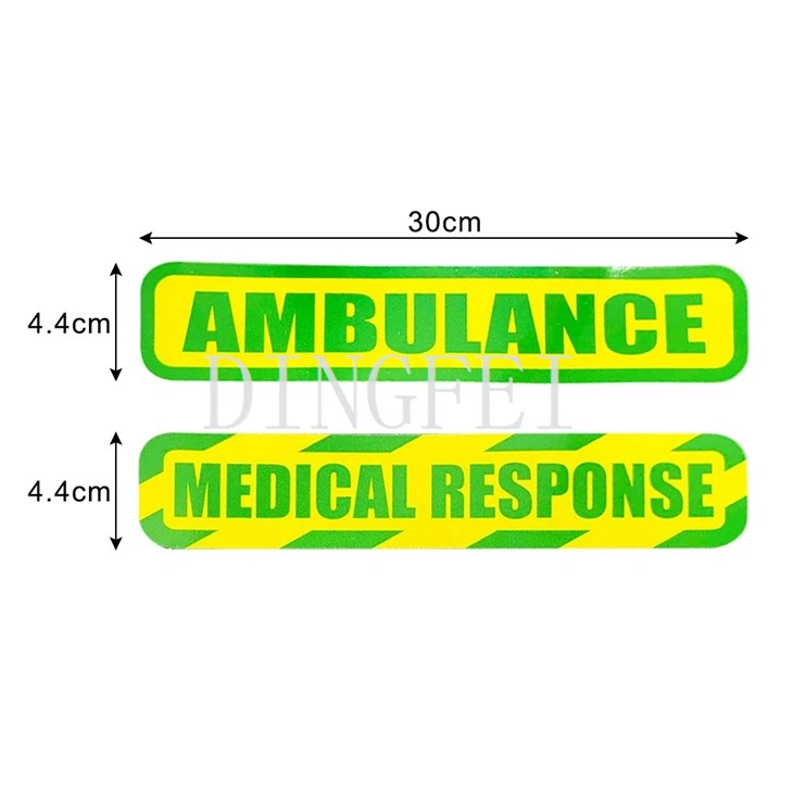 ambulance warning stickers (1)